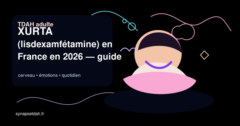 XURTA (lisdexamfétamine) en France en 2026 : guide complet pour obtenir et faire rembourser votre traitement TDAH