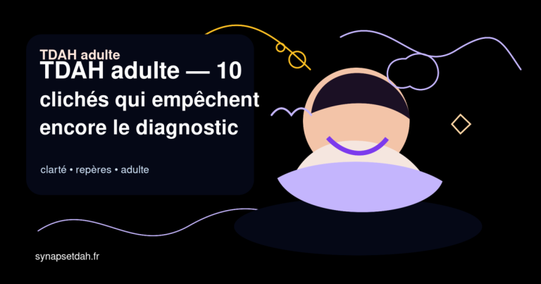 TDAH adulte : 10 clichés qui empêchent encore le diagnostic