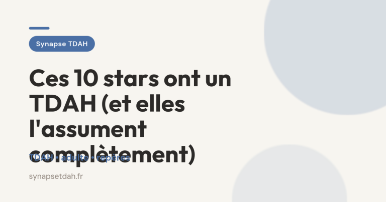 Ces 10 stars ont un TDAH (et elles l&rsquo;assument complètement)