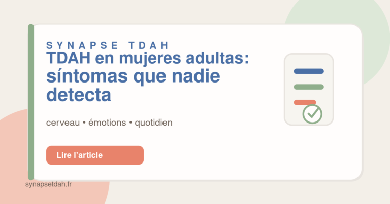 TDAH en mujeres adultas: síntomas que nadie detecta