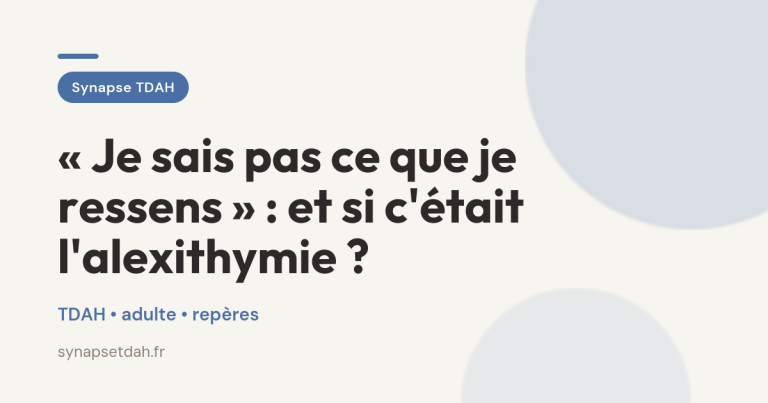 « Je sais pas ce que je ressens » : et si c&rsquo;était l&rsquo;alexithymie ?