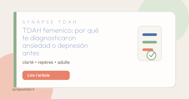 TDAH femenico: por qué te diagnosticaron ansiedad o depresión antes