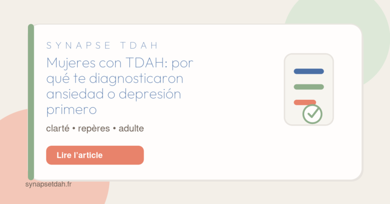 Mujeres con TDAH: por qué te diagnosticaron ansiedad o depresión primero