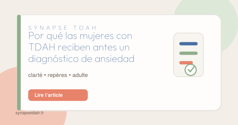 Por qué las mujeres con TDAH reciben antes un diagnóstico de ansiedad